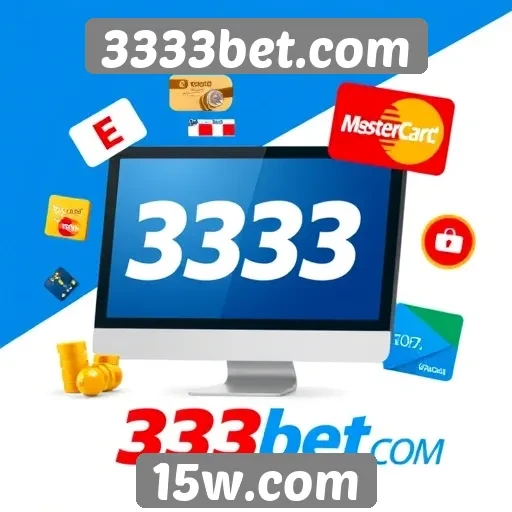 Opções de pagamento disponíveis na 3333bet.com
